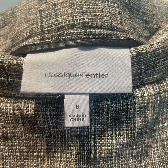 Classiques Entier Nordstrom Gray Tweed Skirt Size 8 - Picture 2 of 7